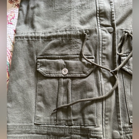 Baccini Military Style women’s Jacket in green Olive. Size Medium. NWOT - Picture 10 of 12